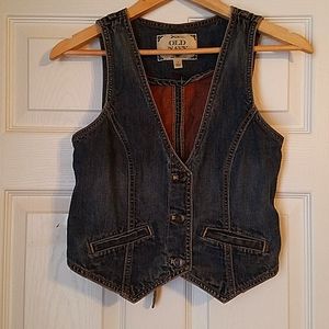 S Old Navy Denim Vest